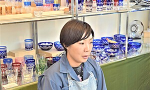 江戸切子初の女性伝統工芸士！江戸切子職人 中宮涼子/株式会社 清水硝子
